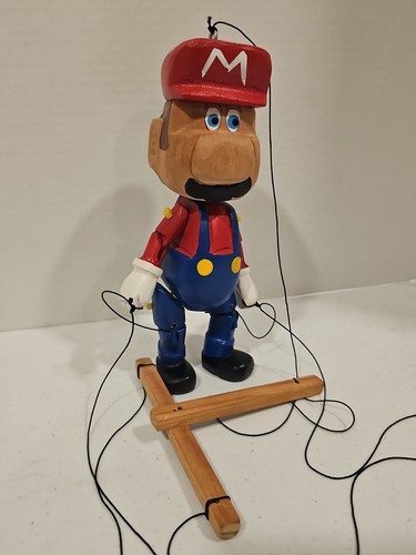 Pupazzo marionetta super mario - marionetta,