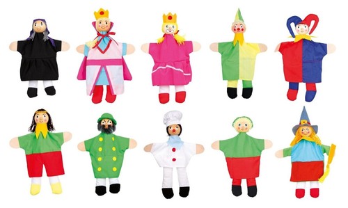 Set dieci marionette legno - , e