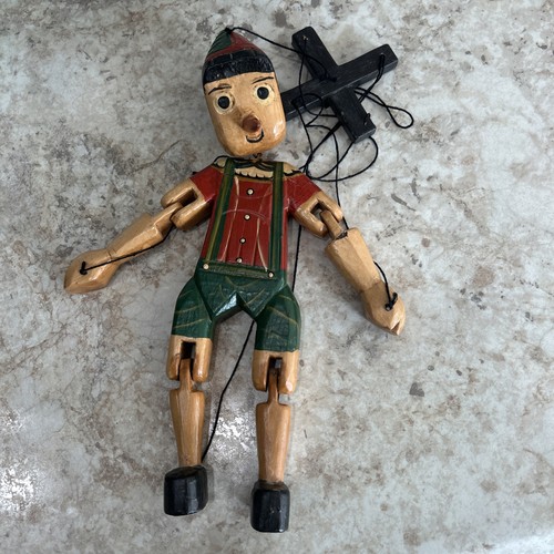 Pupazzo legno vintage - legno,