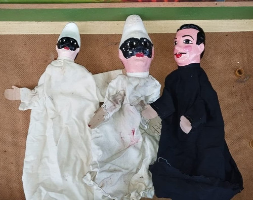 18 marionette gesso e - ,