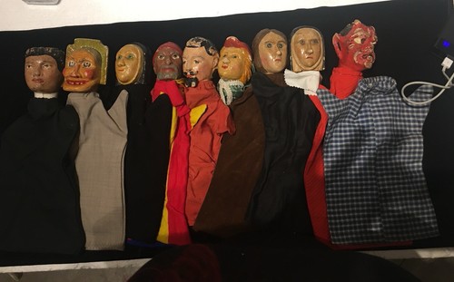 Lotto marionette legno - marionette, create