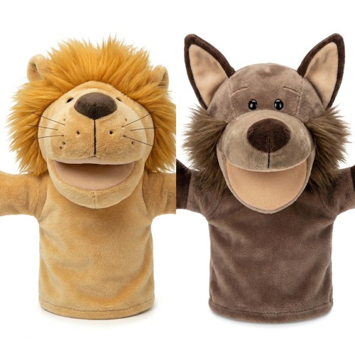 Marionette mano con animali - a,